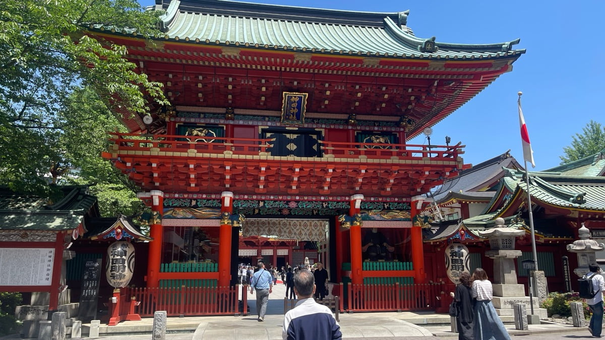 神田神社の随神門