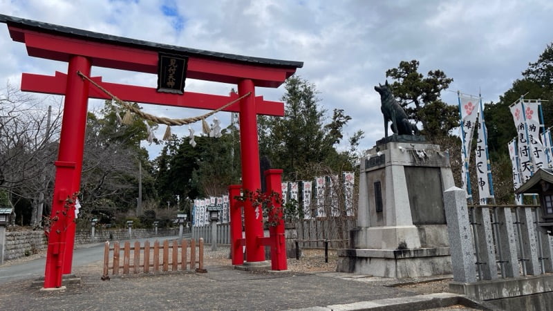 見付天神の両部鳥居